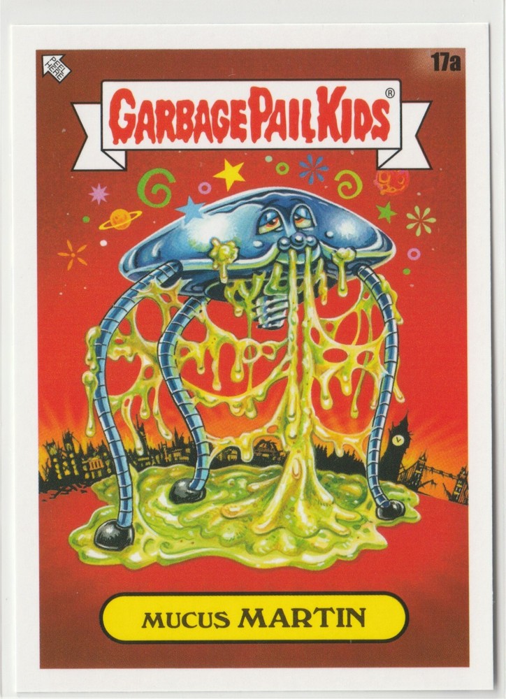 Mucus Martin #17a Garbage Pail Kids GPK 2022 Book Worms Series Card  