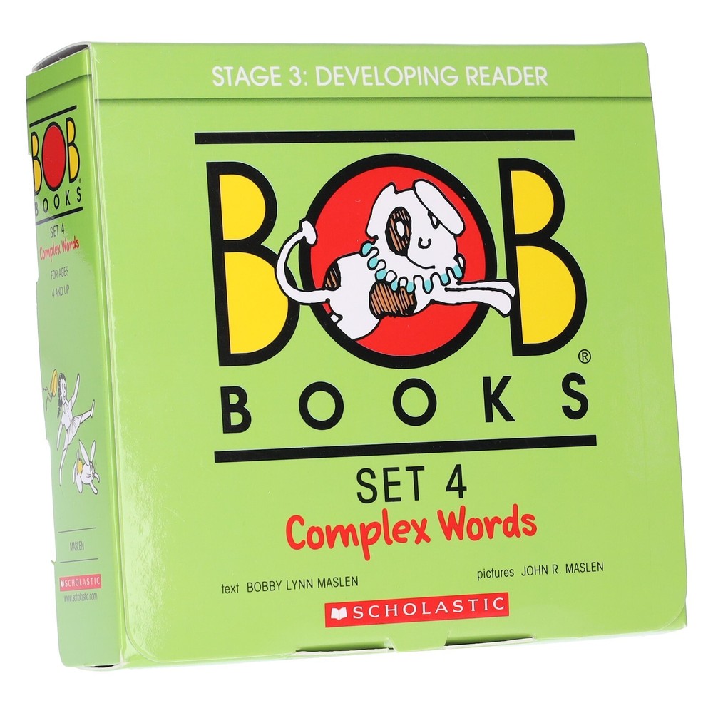 Bob Books Set 4: Complex Words (Stage 3: Developing Reader) 8 Books -Age 4+ -PB