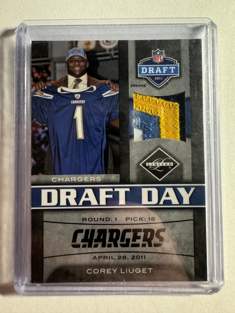 K187,215 - 2011 Limited Draft Day Jerseys Prime #10 Corey Liuget #/50-image