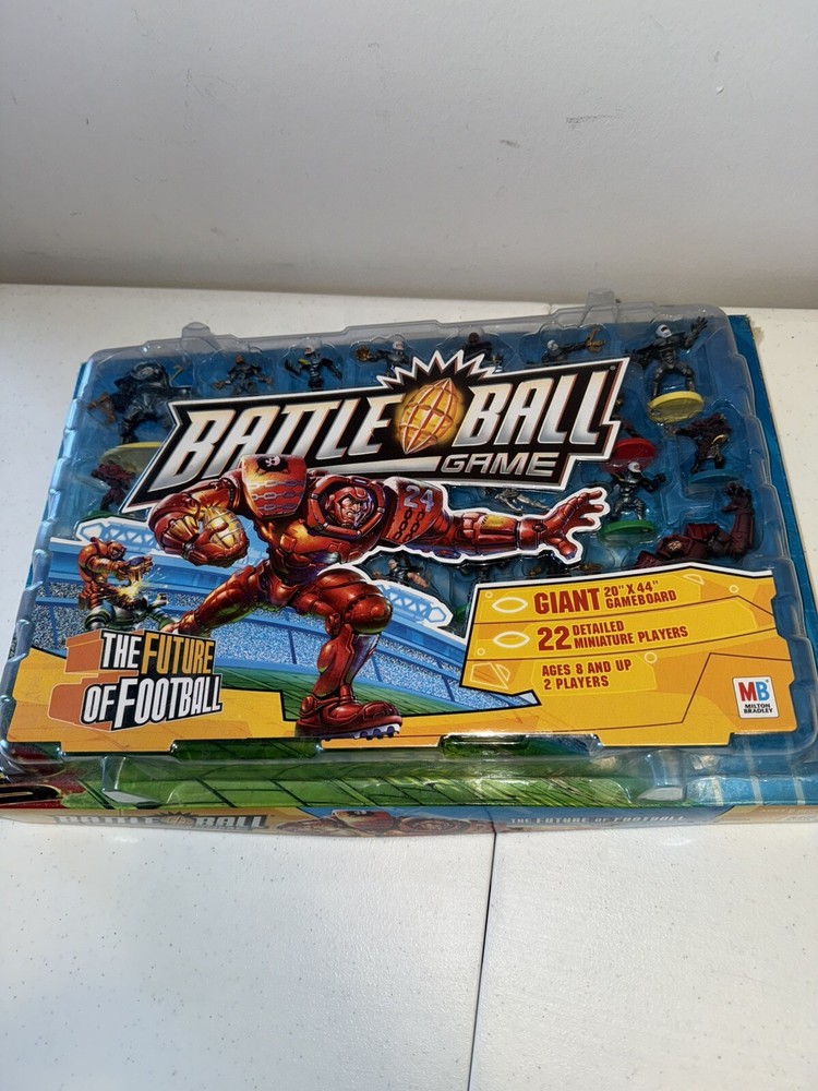 Battle Ball Board Game Milton Bradley Hasbro Future Football 2003