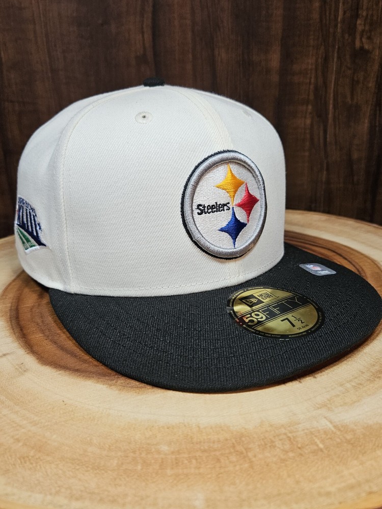 Pittsburgh Steelers New Era 59Fifty Fitted Hat Cap Size 7 1/2 Super Bowl XLIII