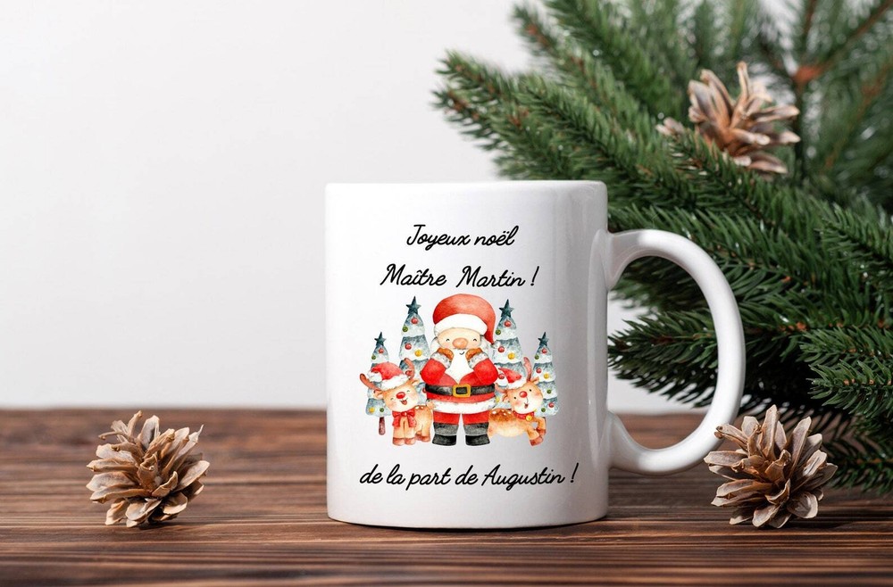 Personalized Christmas Mug Christmas Gift For Mistress Grandma Nanny Master