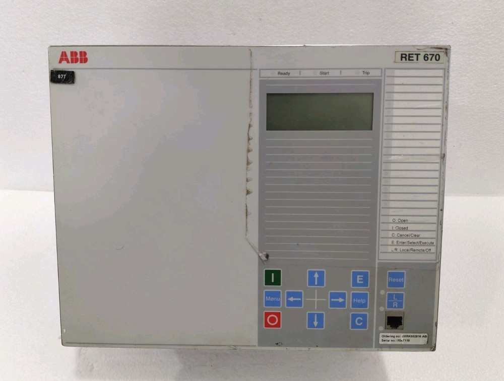 ABB RET670 Transformer Protection IED 1MRK002816-AB