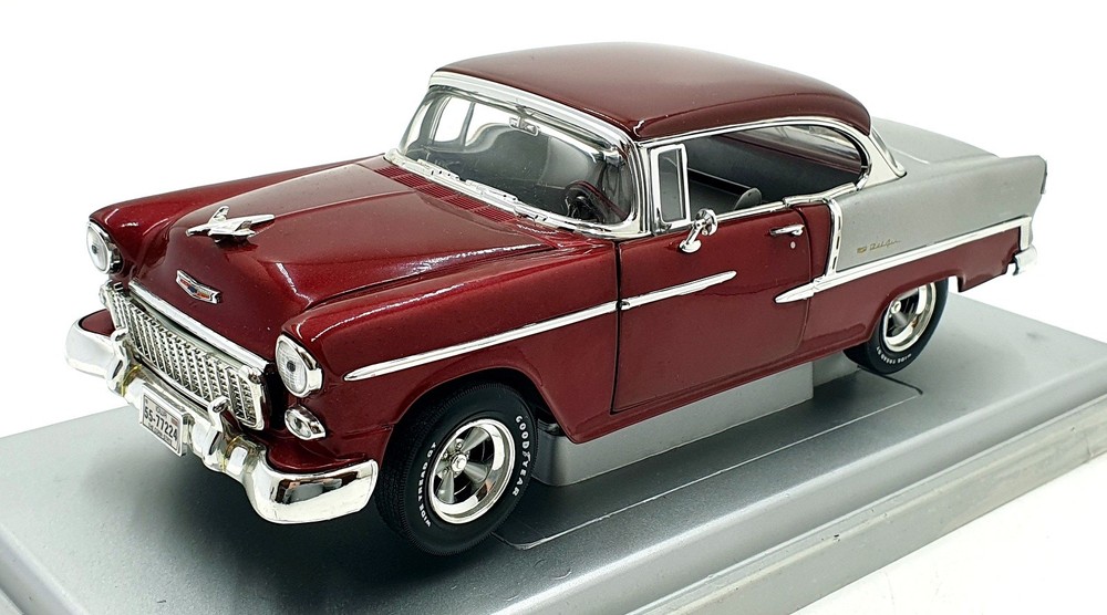 Ertl 1/18 Scale Diecast 33866 - 1956 Chevrolet Bel Air - Red/Silver