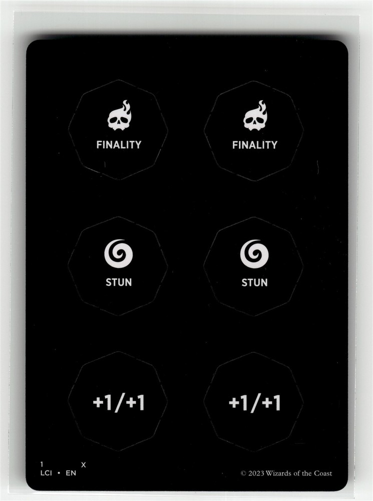 PUNCH CARD TOKEN (1 // 2) The Lost Caverns of Ixalan #1//2 LCI(NM+)(MTG)