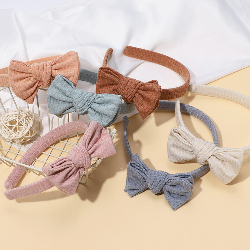 Newborn Toddler Kids Baby Girl Boy Headband Hairhoop Bow Hair Accessories
