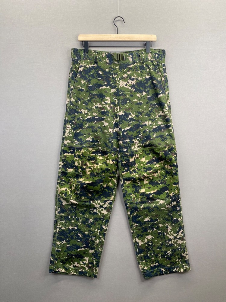Special Ops Mens Green Pants Camo Tactical Wear Pockets Size Small