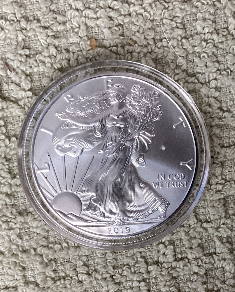 2019 WALKING LIBERTY AMERICAN EAGLE .999 FINE SILVER DOLLAR COIN 1oz. $1 USA