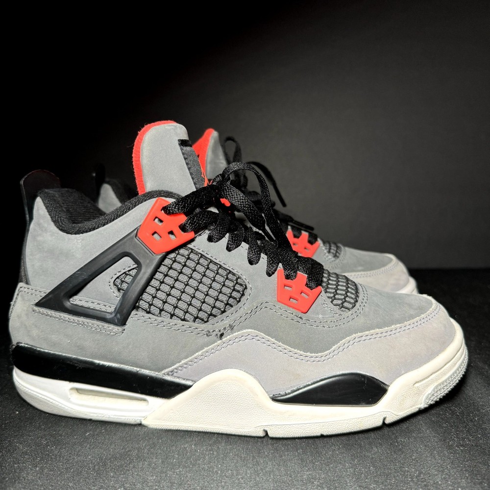 Size 5.5 - Nike Air Jordan 4 Retro GS Infrared Men's Shoes - Ships Now