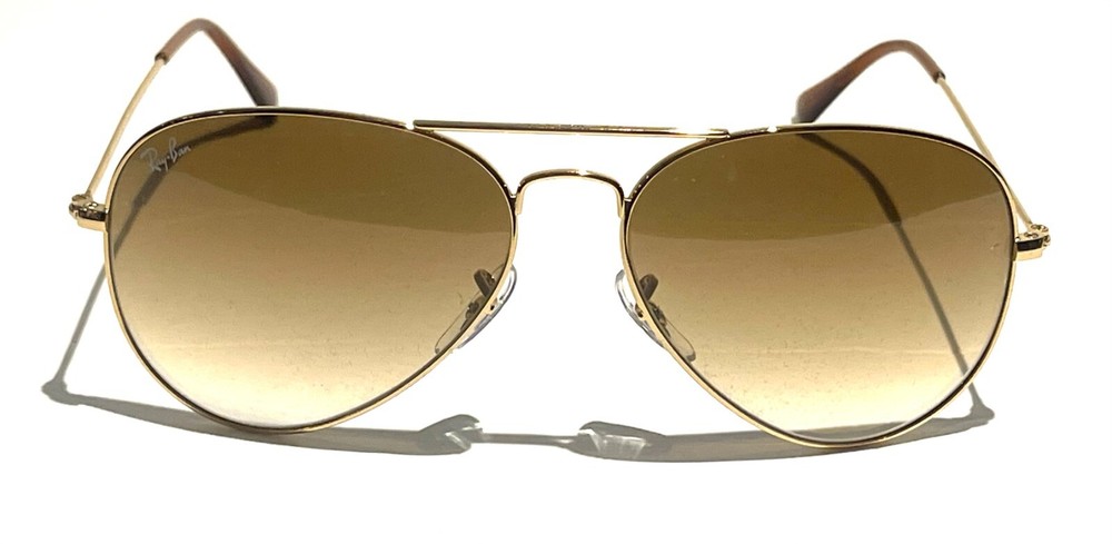 Ray-Ban Aviator RB3025 001/51 Light Brown Gradient Lens with Gold Frame 58mm