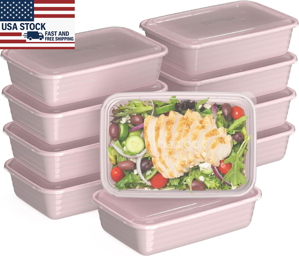 Bentgo 20-Piece BPA-Free Reusable Single-Compartment Food Containers
