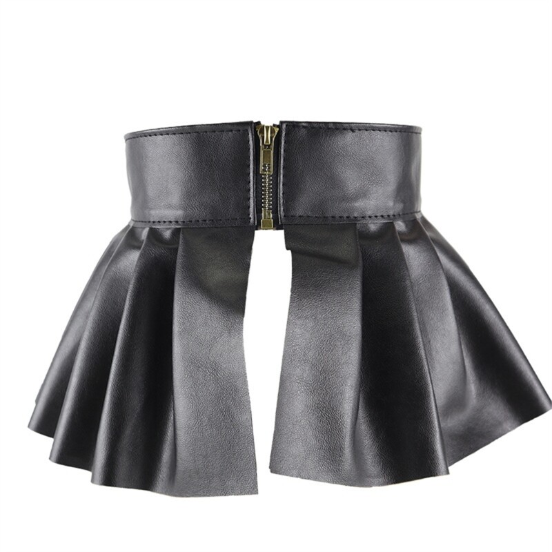 Corset Belt Elastic Waistband for Women Sexy Pleated Skirt Accessory