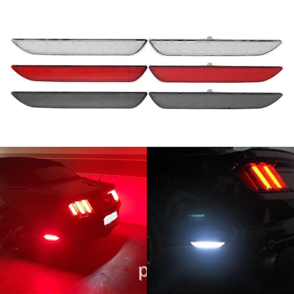 2 pcs LED Rear Side Marker Light Lamp For Ford Mustang 2015-2022