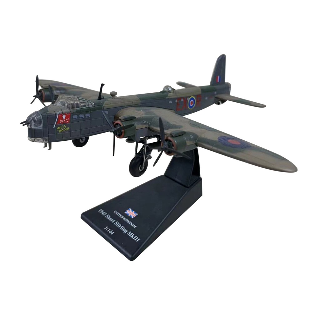 1/144 WWII Short Sterling MK.lll Bomber Military Aircraft Model Toy For Kids