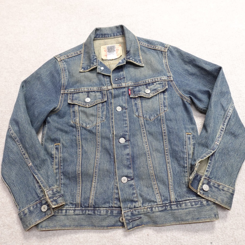 Levi's Womens Jean Jacket Medium Blue Denim Trucker