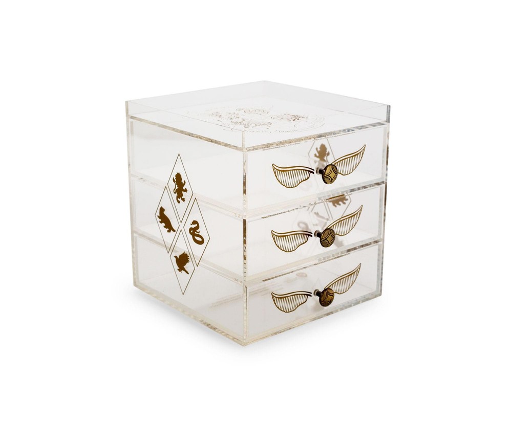 Harry Potter Golden Snitch Acrylic Makeup Organizer Storage Case  