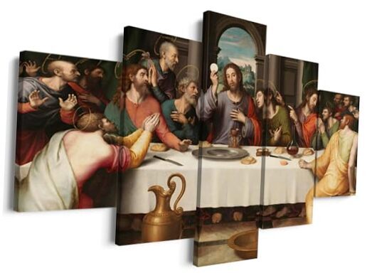 5 Piece Jesus Canvas Prints Wall Art Modern Classic 40.00