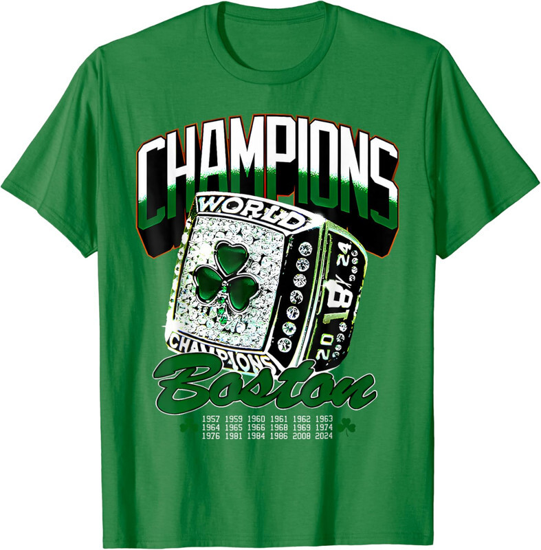 Boston World Champions Ring 2024 Cool Unisex T-Shirt
