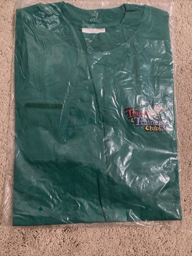 T&T Ultimate Adventure Truth & Training Awana Clubs Adult Medium Green T-Shirt