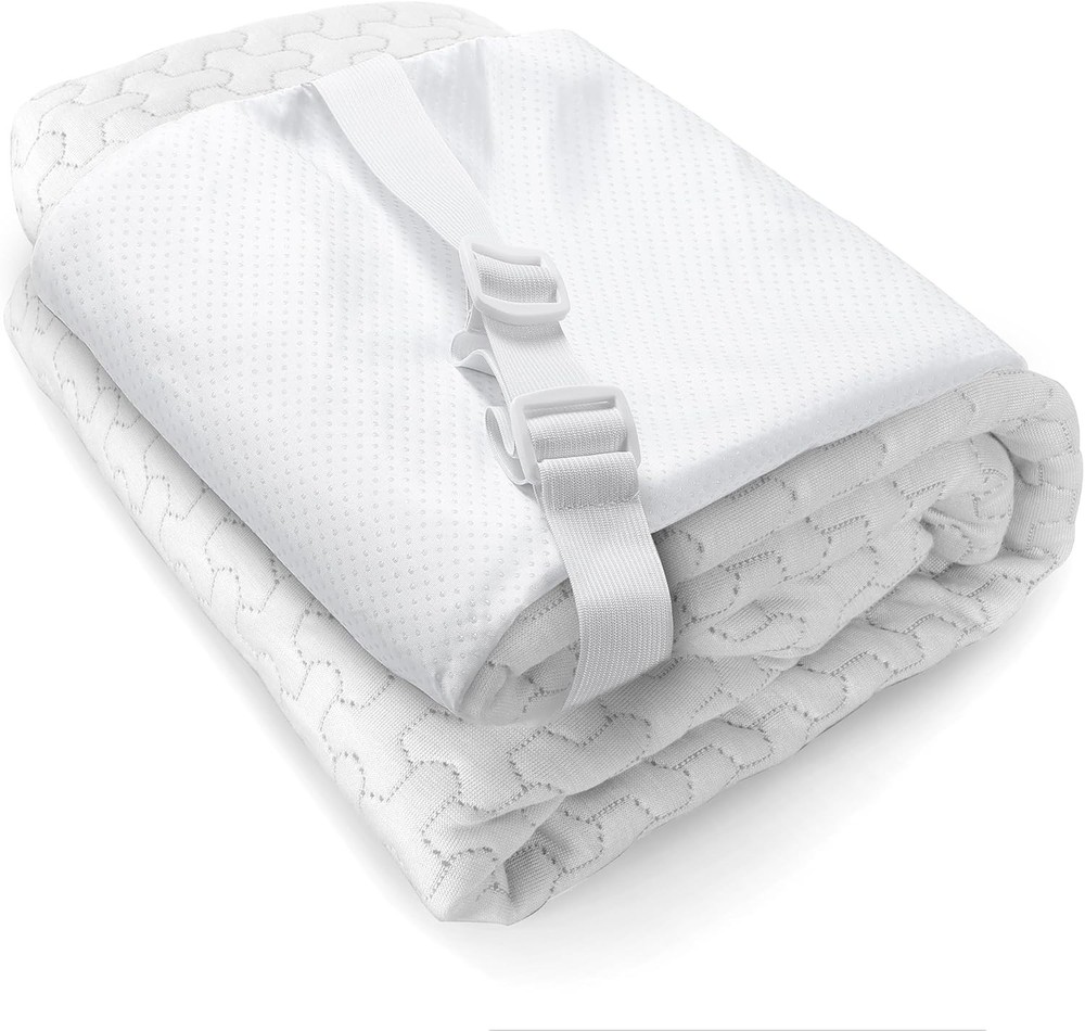 4 Inch Mattress Topper Protector Cover, Queen Size, Oeko-Tex Queen, 4