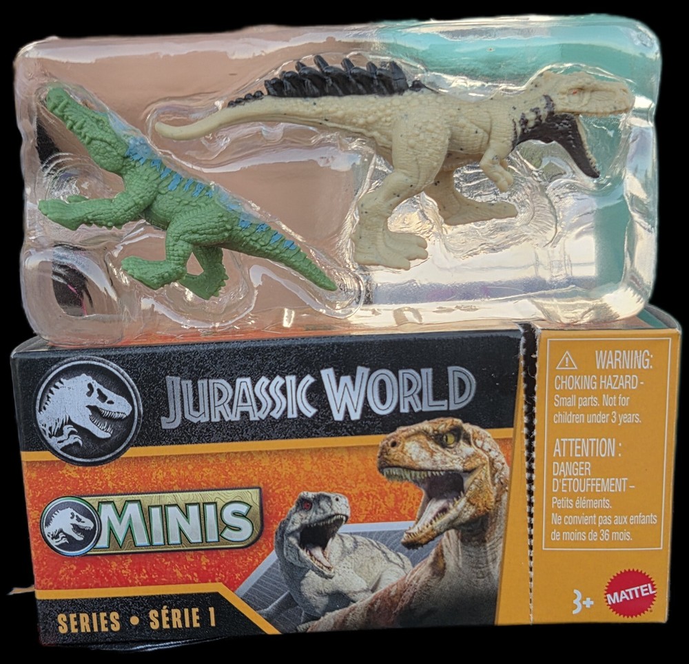 2024 Mattel Jurassic World Minis DINOSAUR 007 figures LOOSE Series 1 chaos dinos