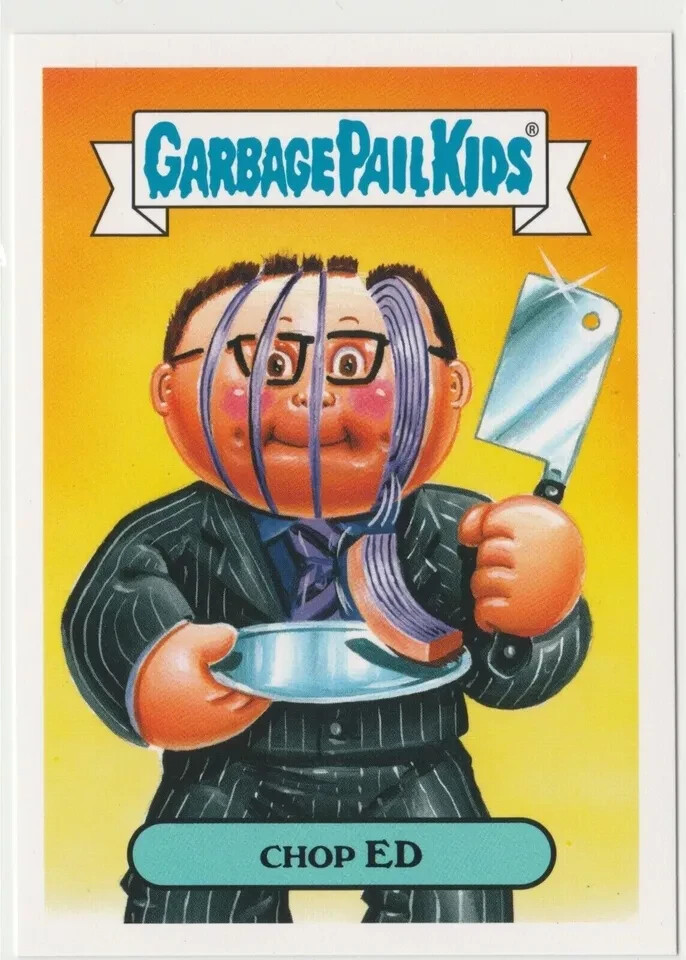 Garbage Pail Kids GPK 2016 Prime Slime Trashy TV Chop Ed #4a Card
