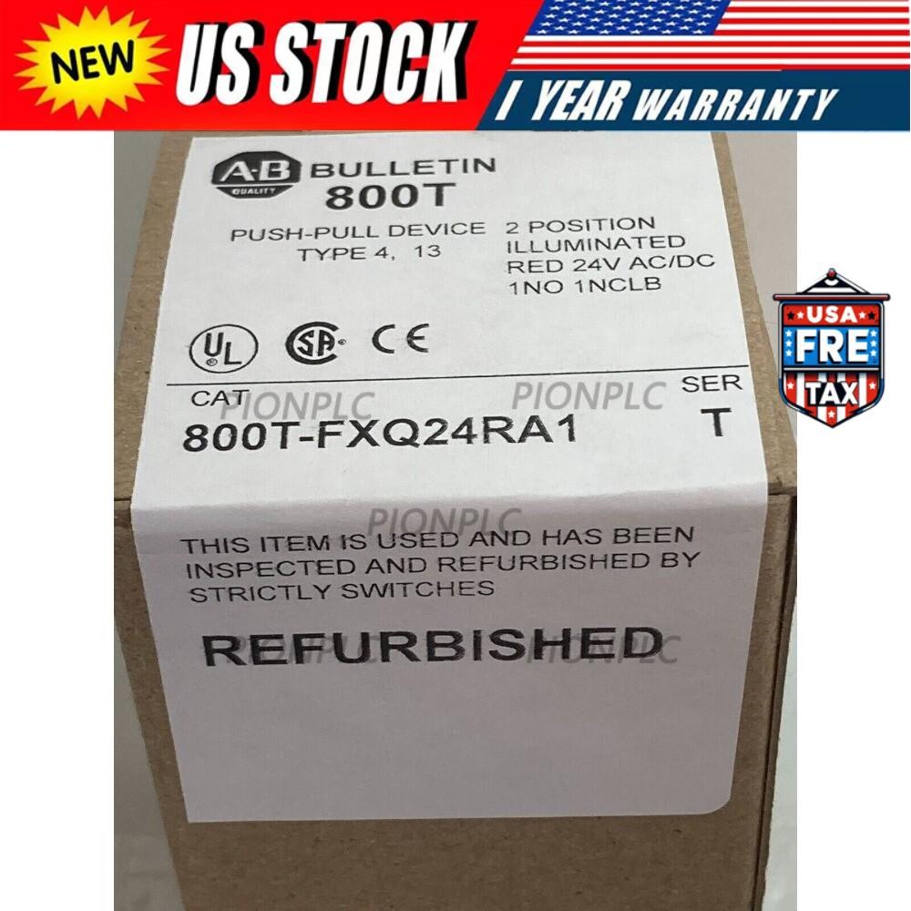ALLEN BRADLEY 800T-FXQ24RA1 PH PULL 2 POSITION ILL RED 24VAC/DC US Free Tax