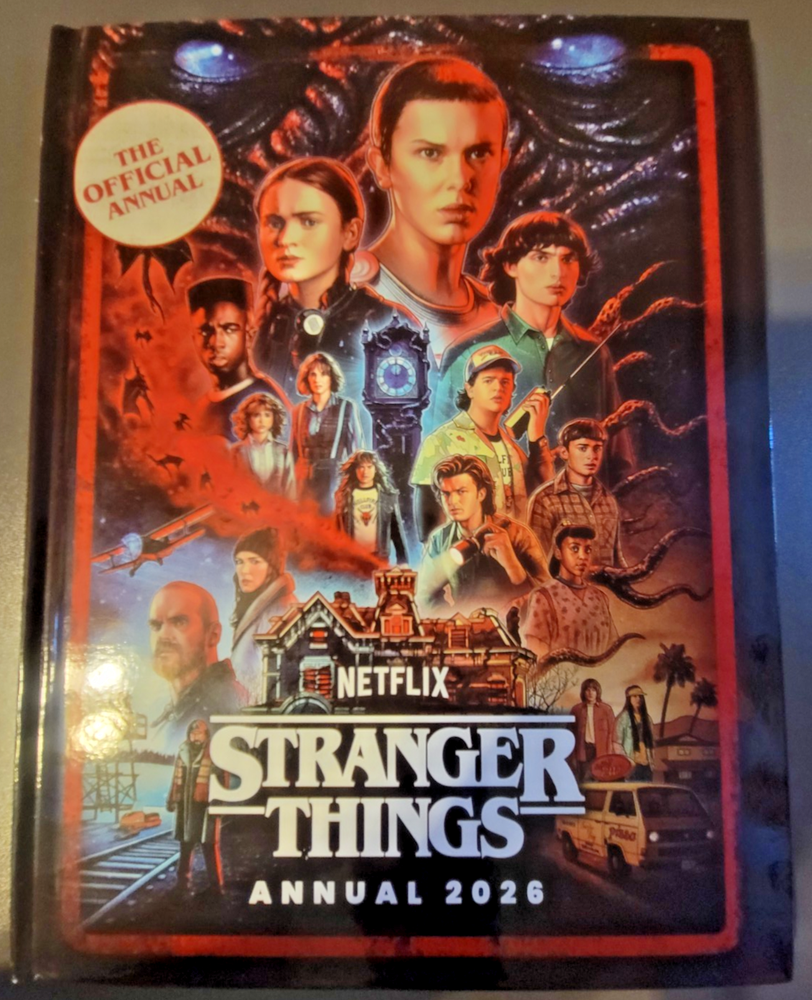 Stranger Things Annual 2026 - Netflix -The Official Annual - Hardback -Brand New