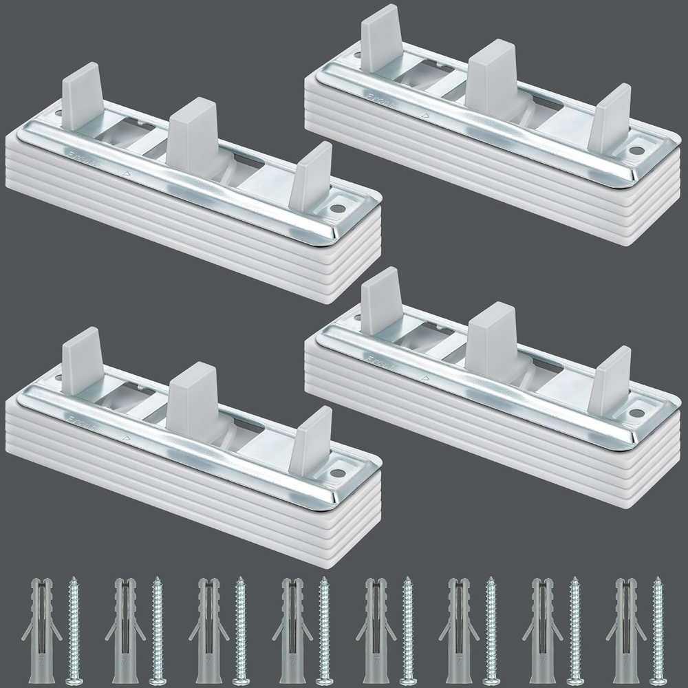 Sliding Closet Door Floor Guide, 4 Pcs Nylon Adjustable Floor Guide and 20 Carpe