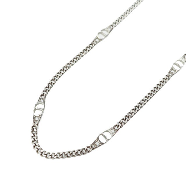 Dior CD Logo Chain Necklace in 925 Sterling Silver N2502 Y0706