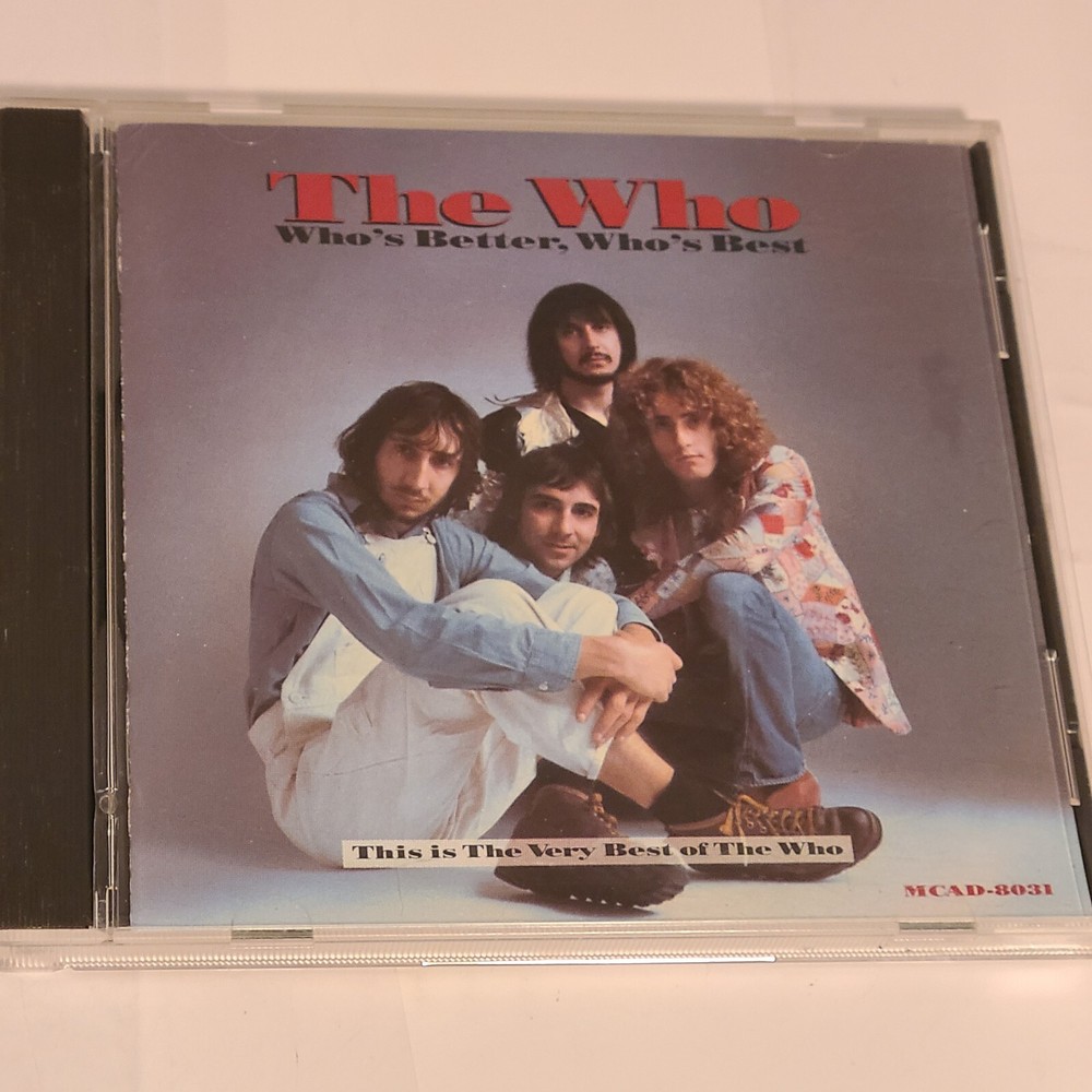 THE WHO Who's Better Who's Best of The Who Greatest Hits Audio Music CD