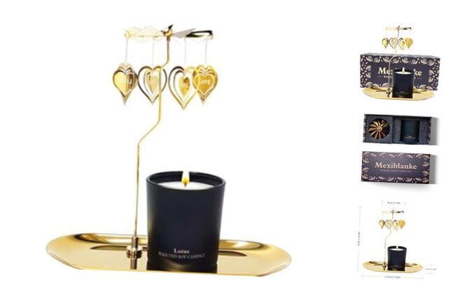 Romantic Valentines & Birthday Gifts for Her - Unique Love Scented Candle-image