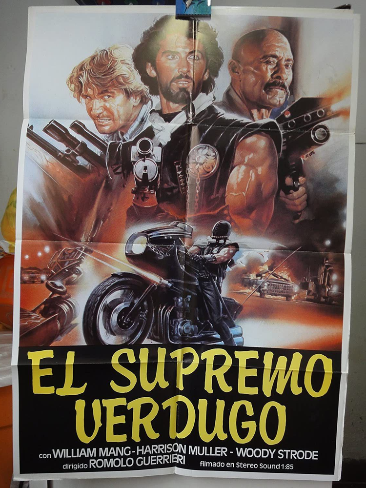 1984 Italian Poster L'ultimo Guerriero The Final Executioner Last Warrior W Mang