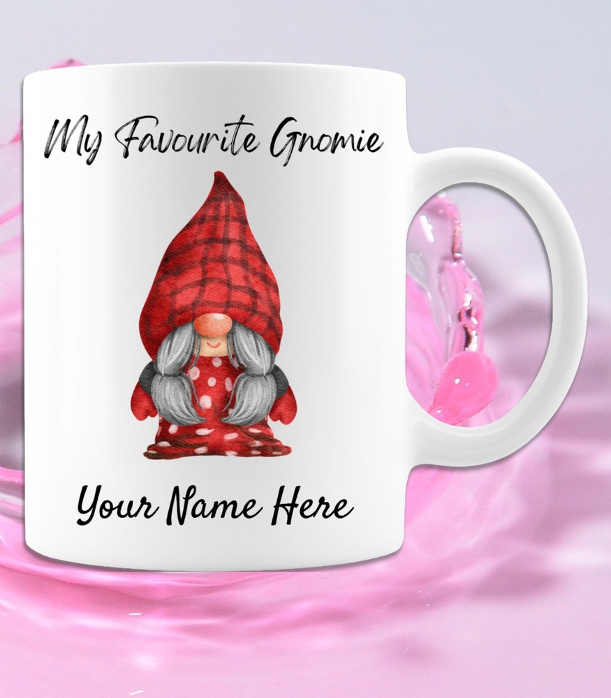 My Favourite Gnomie Personalized Coffee Mug Funny Mug Hot Chocolate Mug Ideal