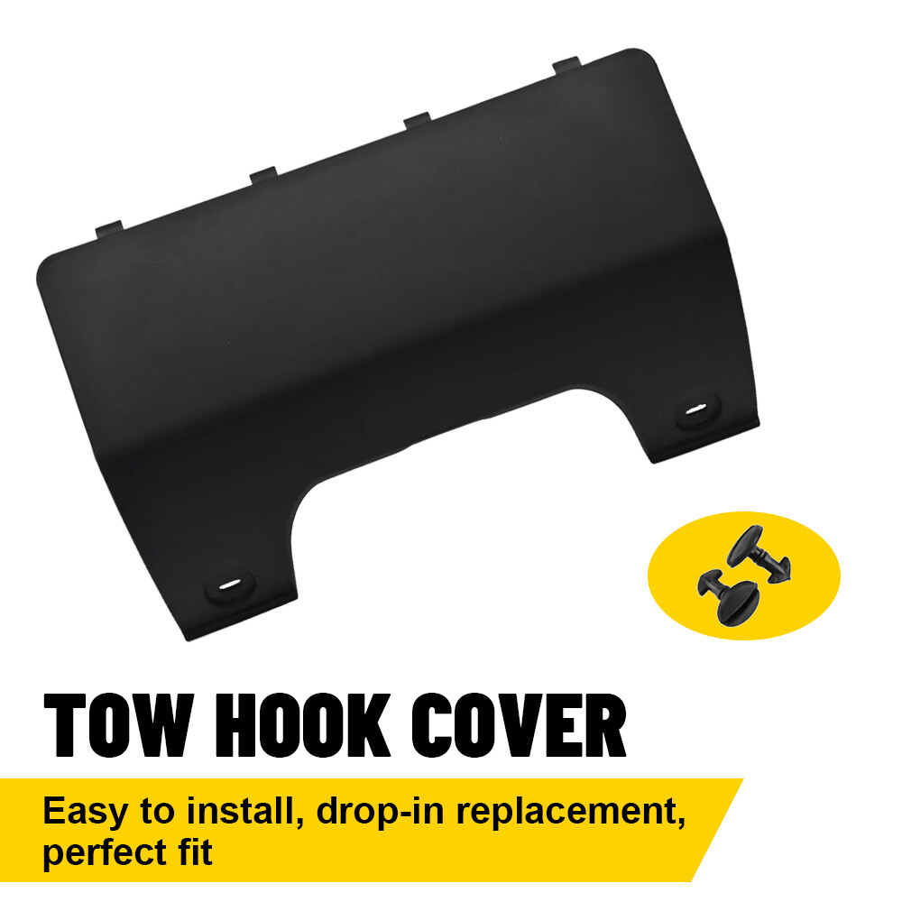Land Rover LR3 LR4 Rear Bumper Tow Hook Eye Cover With Clips