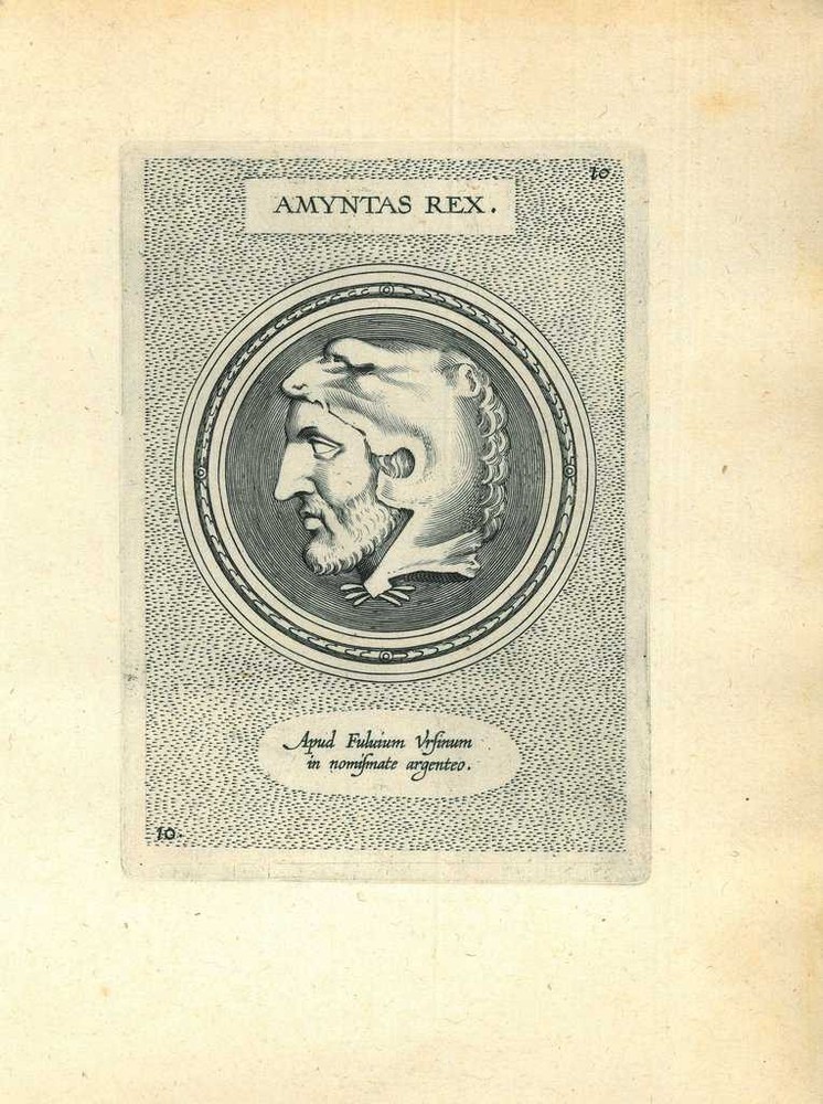 Portrait of Amyntas III of Macedon