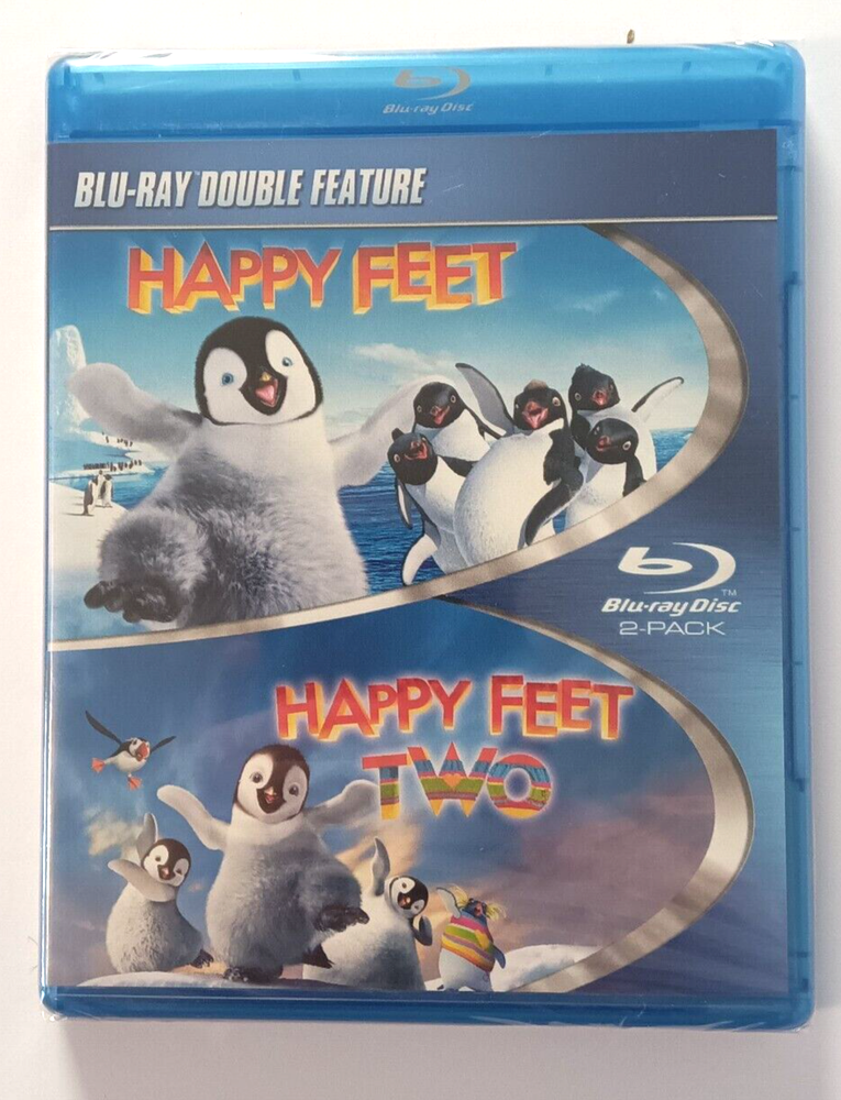 Happy Feet / Happy Feet Two (2)  “Double Feature” Blu-ray Set - Brand New/Sealed