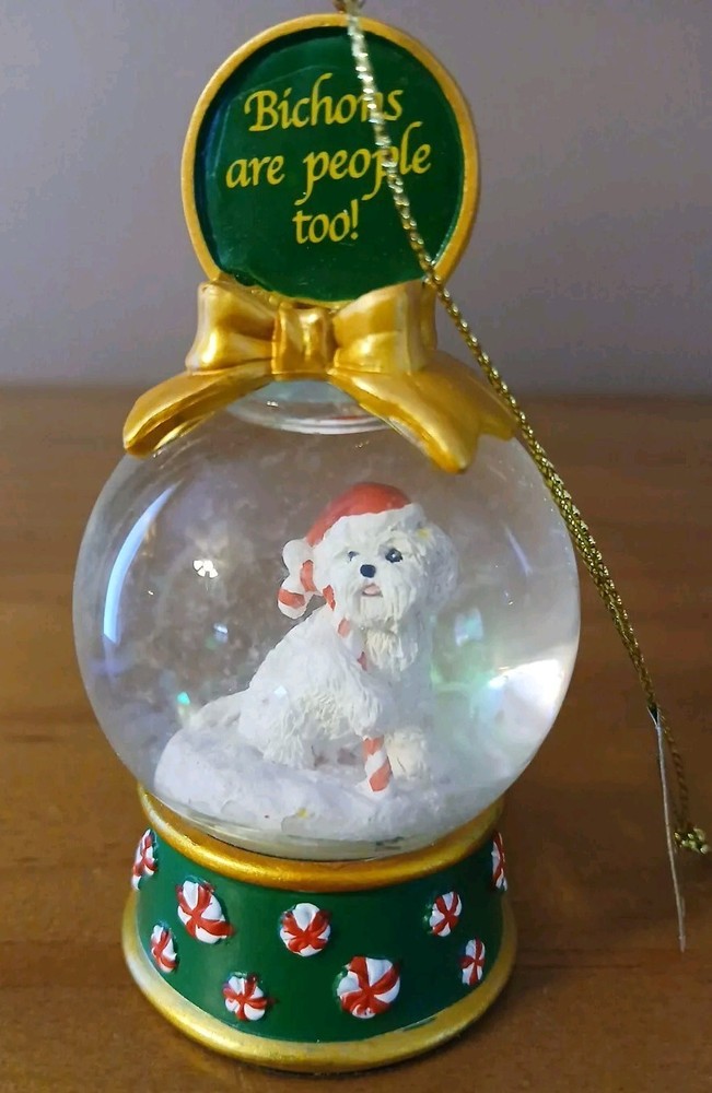 Danbury Snow Globe Dog Ornament Collection Christmas 3