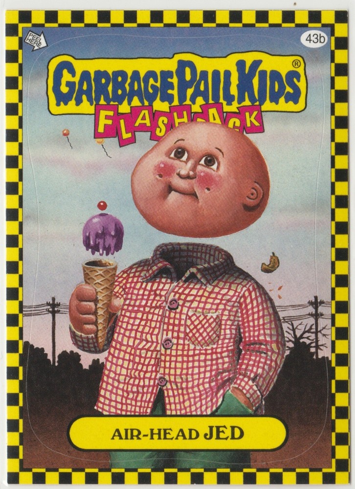 Air Head Jed Garbage Pail Kids GPK 2010 Flashback Series 1 FB1 Card #43b
