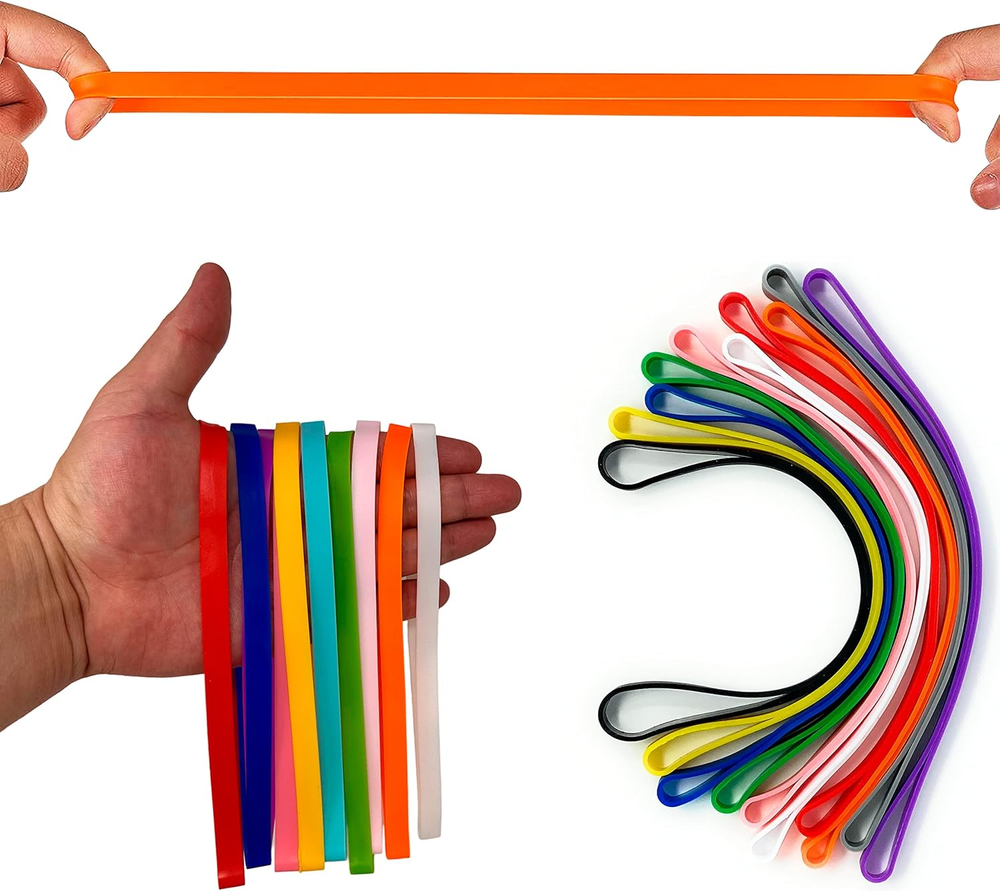 Large Rubber Bands Heavy Duty – Thick Wide Strong Extra Large Giant Elastic Band