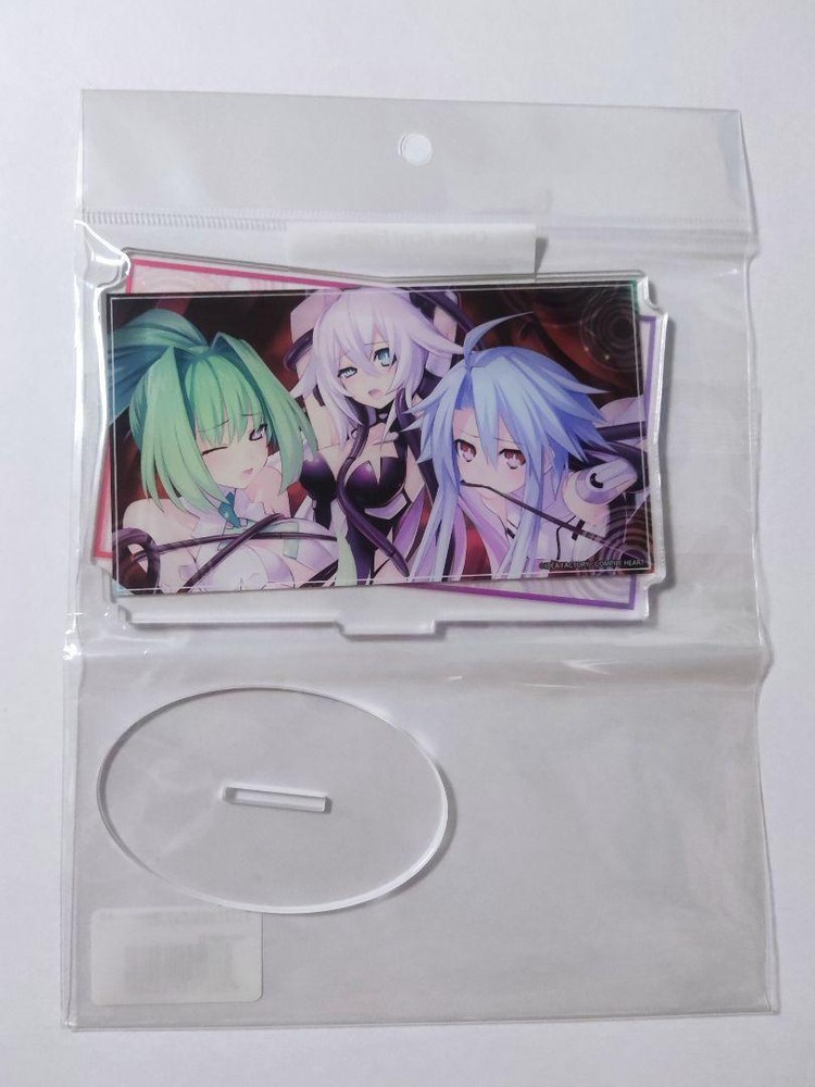 Hyperdimension Neptunia Black White Green Heart Anime character Animation