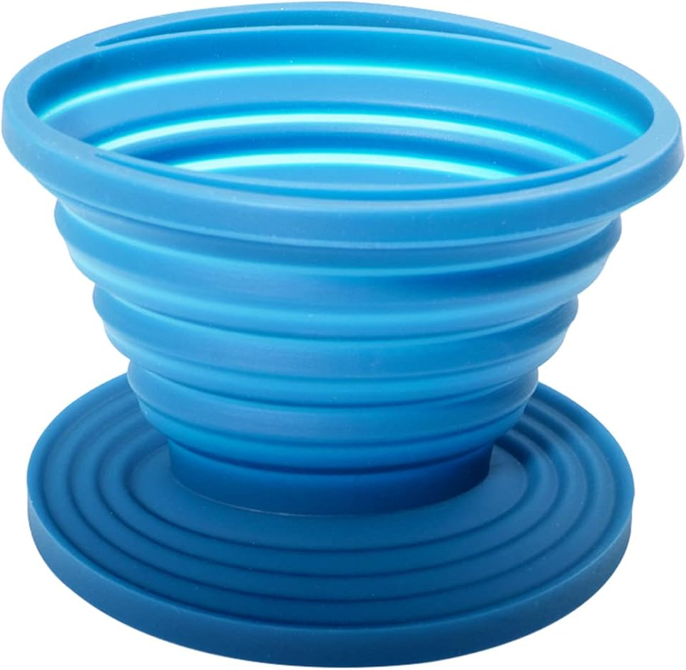 Collapsible Coffee Filter Silicone Coffee Maker Reusable Coffee Dripper for Hiki