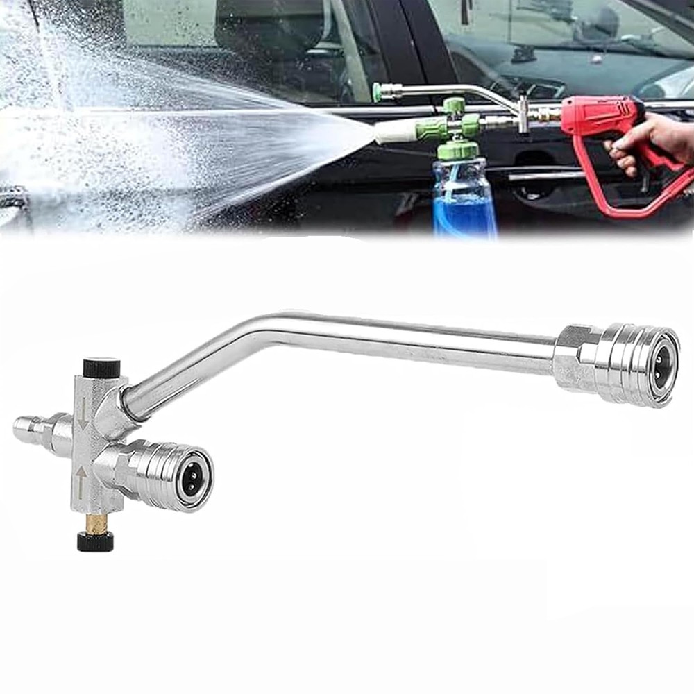 Stainless Steel Dual Valve Foam Cannon & Spray Gun 3000PSI