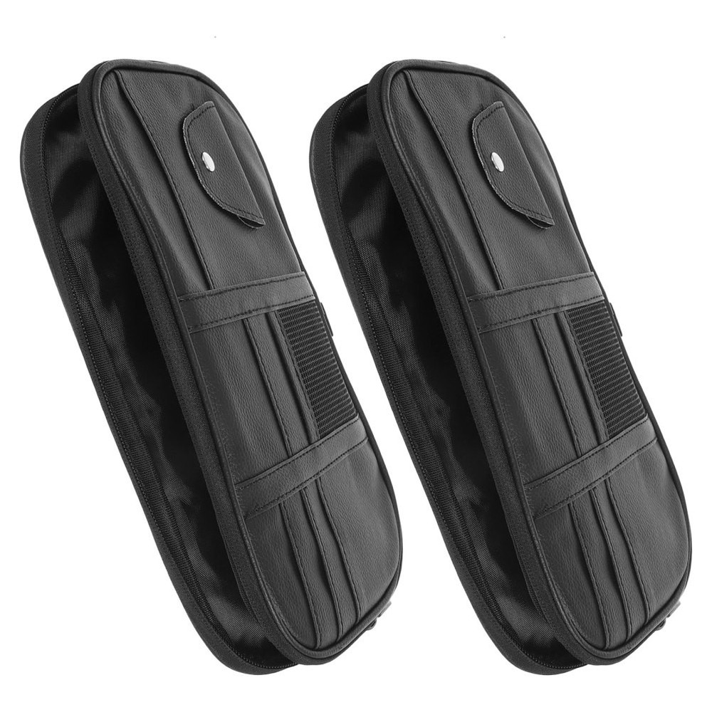 2 Pcs Car Visor Storage Organizer Auto Interior Accessories Sunshade Bag