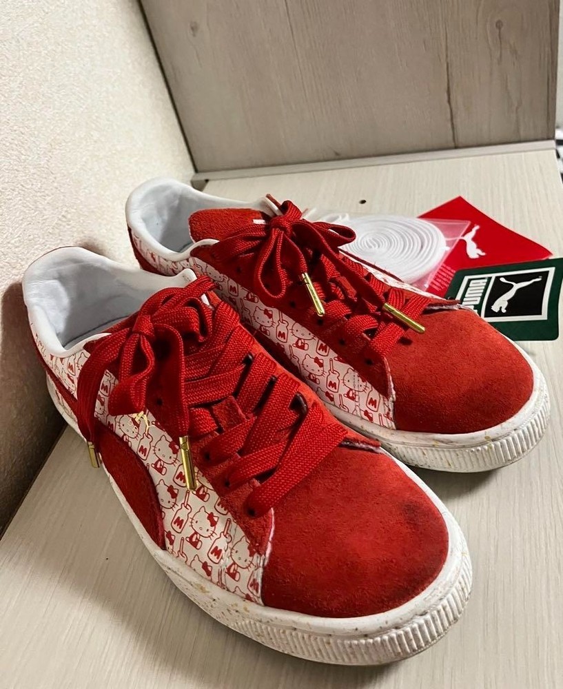 Hello Kitty Puma Collaboration Sneakers 50th Anniversary Model 23.5cm