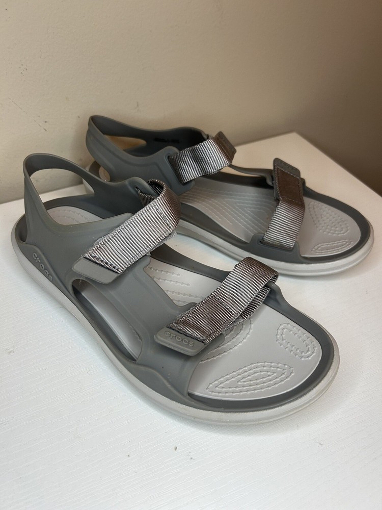 Crocs Swiftwater Expedition Sandal Smoke/Pearl White US Women’s Size 7