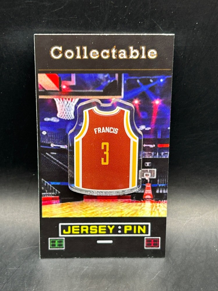 Steve Francis Houston Rockets Retro Jersey Lapel Pin - Classic NBA Collectible