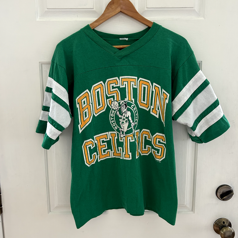 Vintage Boston Celtics Jersey T Shirt Mens Large? Single Stitch