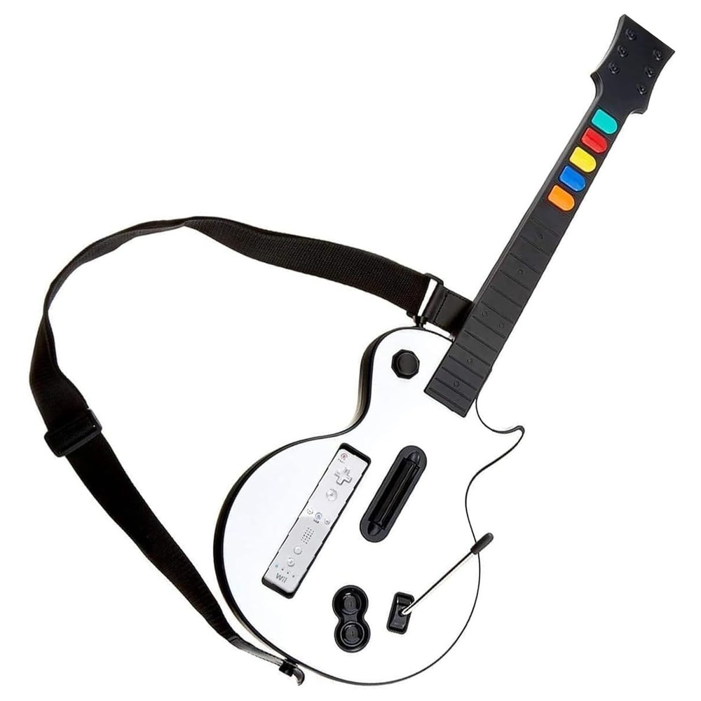 1pcs Wireless Guitar Controller for Nintendo Wii Guitar Hero Rock Band 2 Games