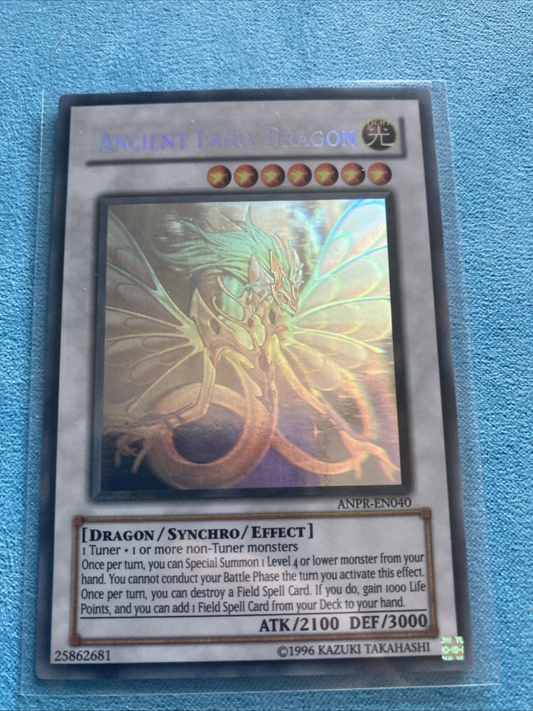 Yu-Gi-Oh TCG Ancient Fairy Dragon Ghost Rare LP ANPR-EN040